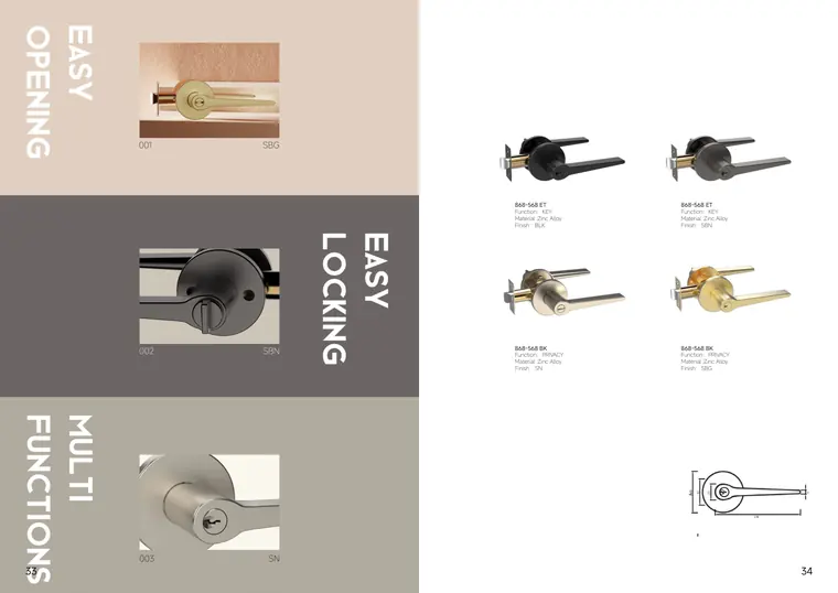 Zinc Tubular Locks — page 4