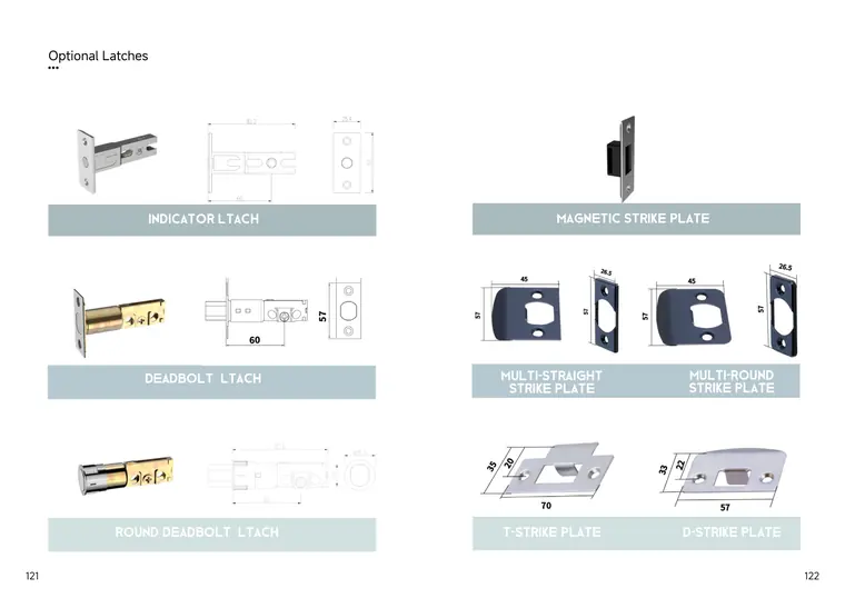 Latches & Strike Plates — page 2